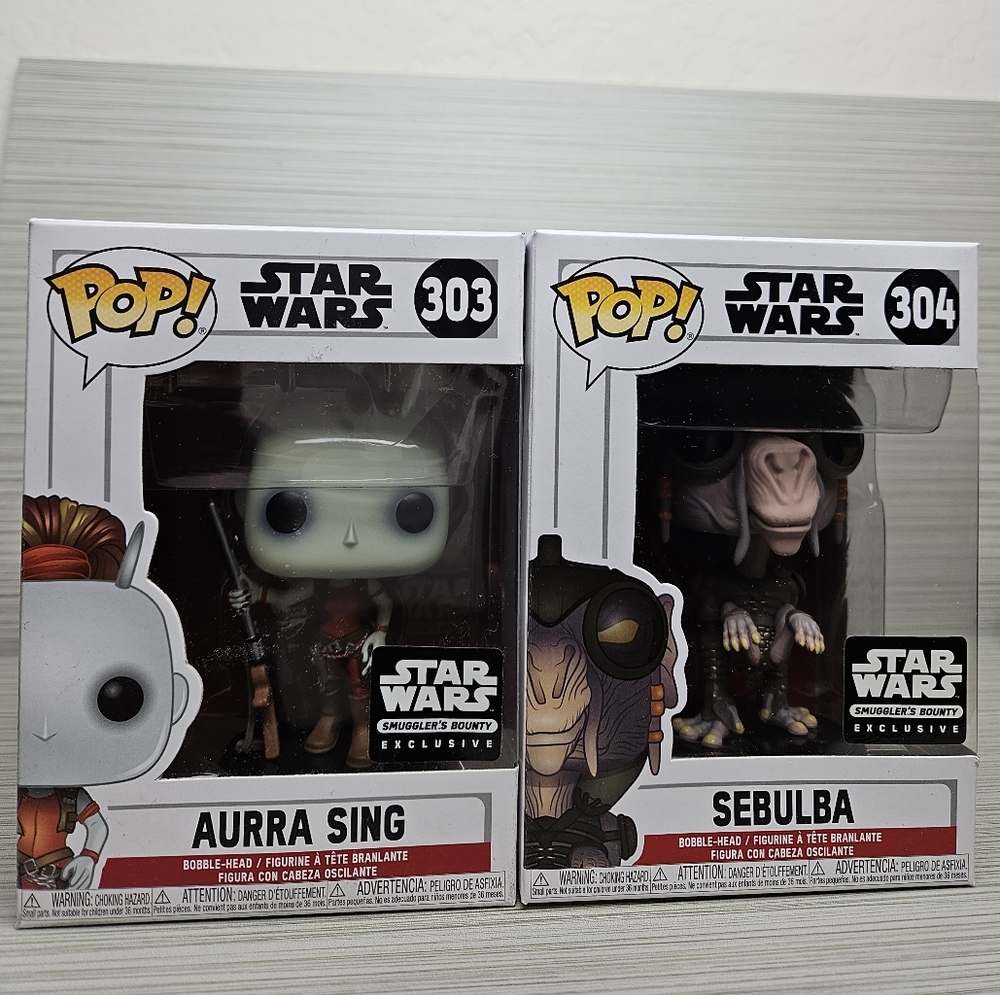 Funko Smugglers Bounty - Aurra Sing & Sebulba (#303/304, New)